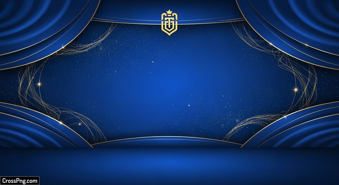 Blue award background image 3