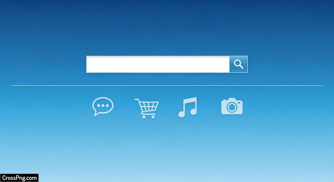 Blue background online image