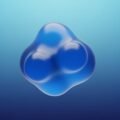 Blue background preserve image