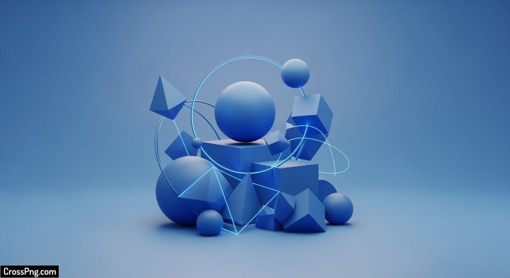 Blue background preserve image 2