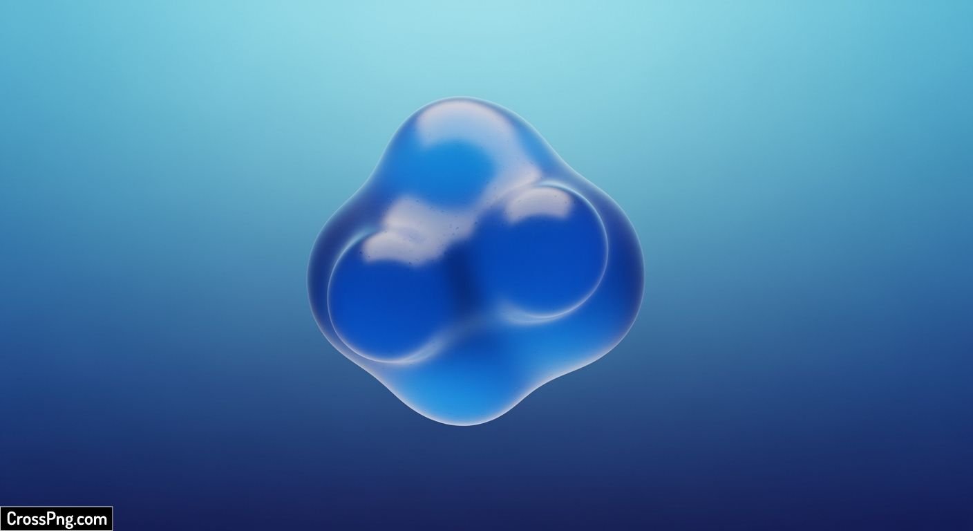 Blue background preserve image