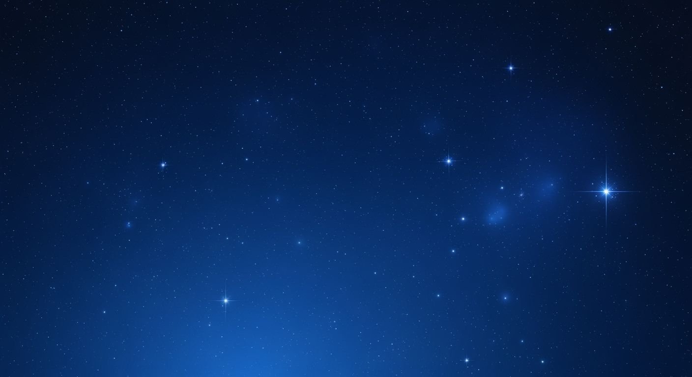 Blue background with stars image 2