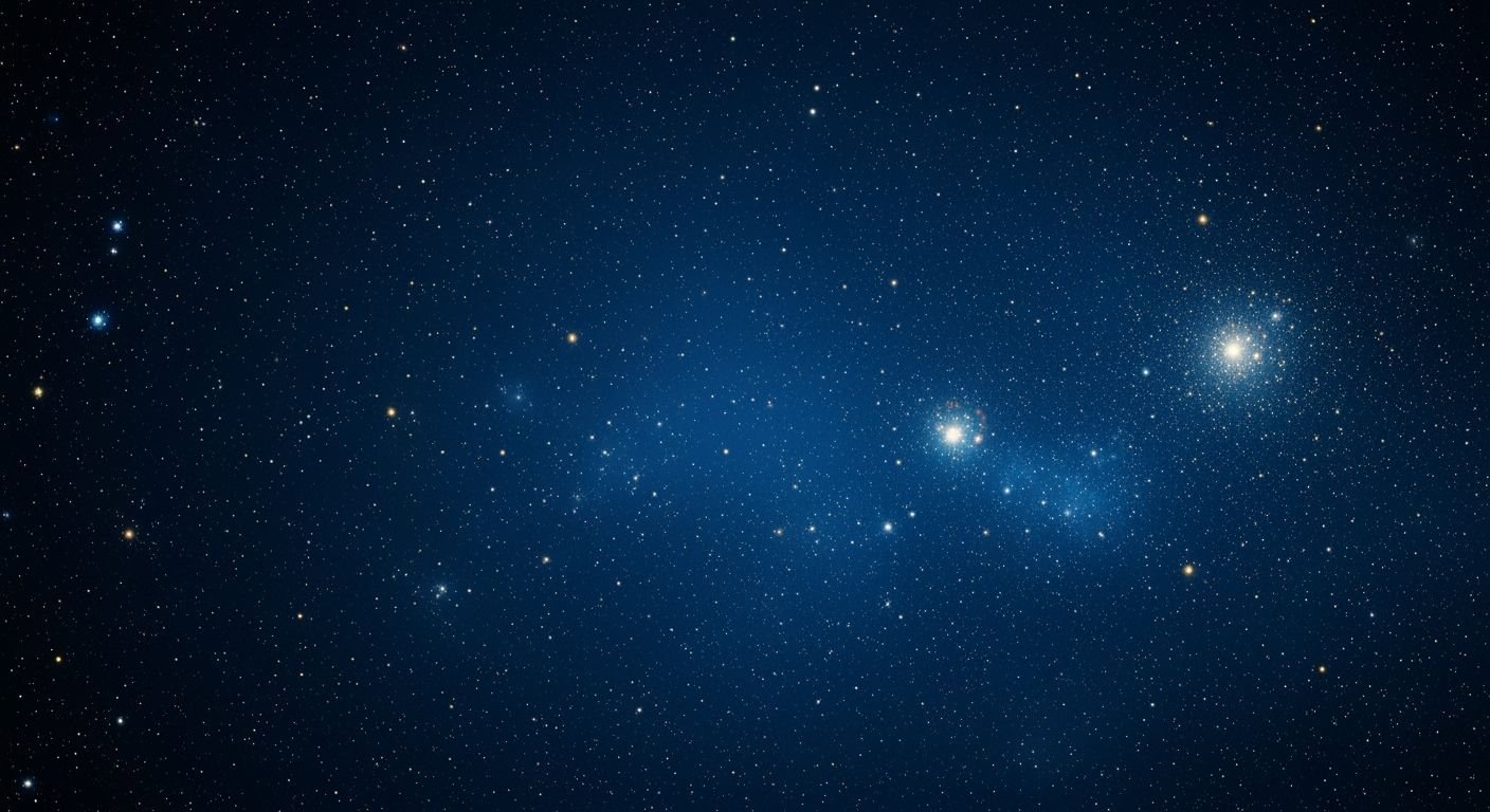 Blue background with stars image 3