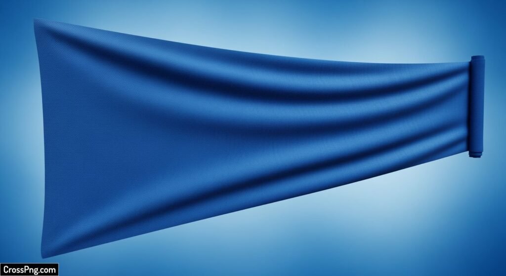 Blue banner background image