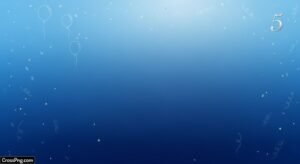 Blue birthday invitation card background image 2