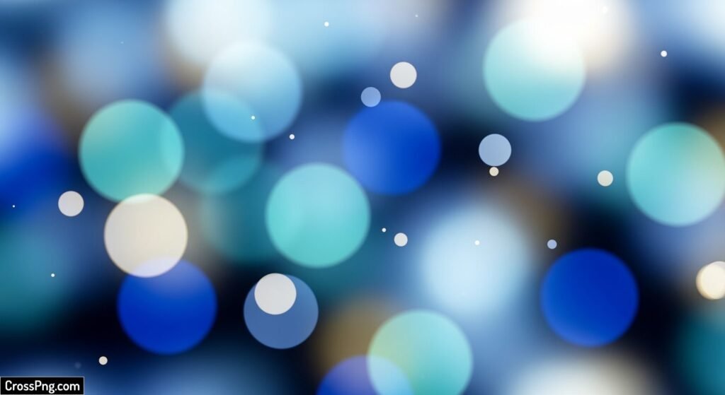 Blue bokeh background image