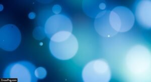 Blue bokeh background image 3
