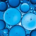 Blue bubble background image