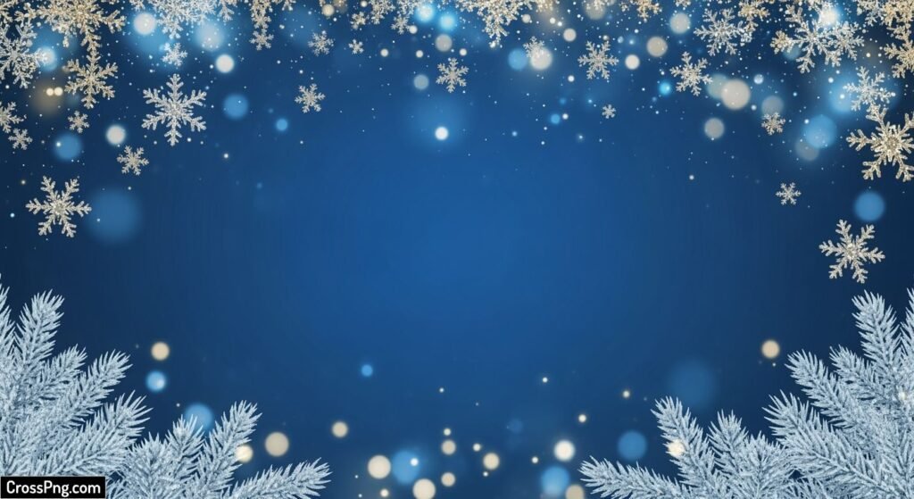 Blue christmas background image