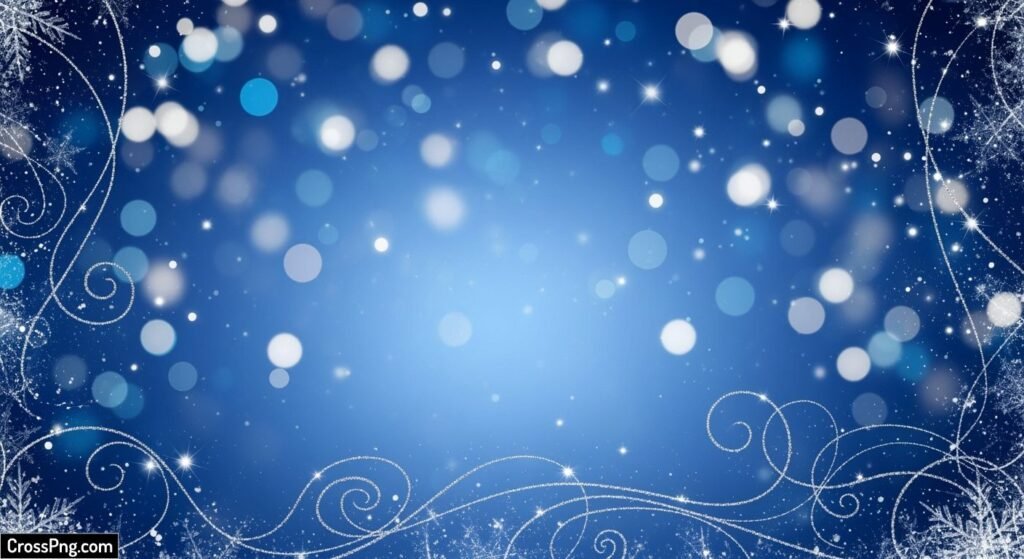 Blue christmas background image 2