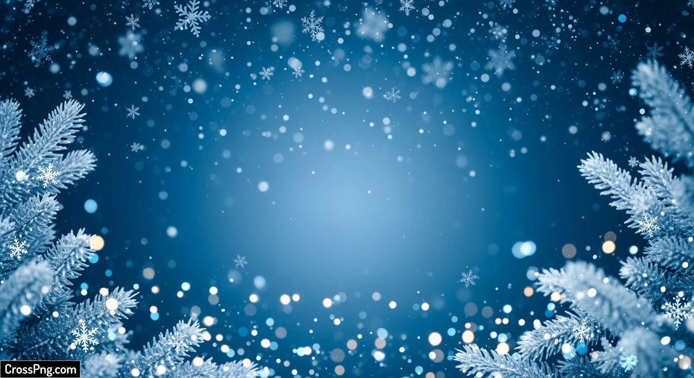 Blue christmas background image 3