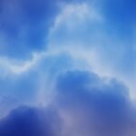 Blue cloud background image