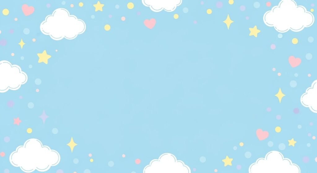 Blue cute background image