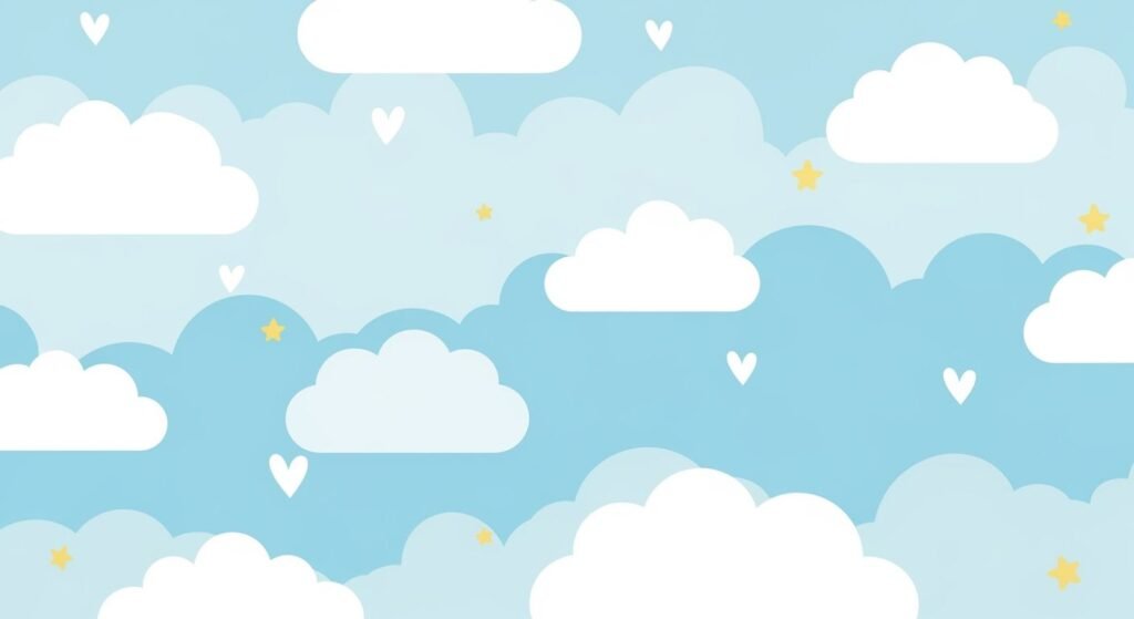 Blue cute background image 7