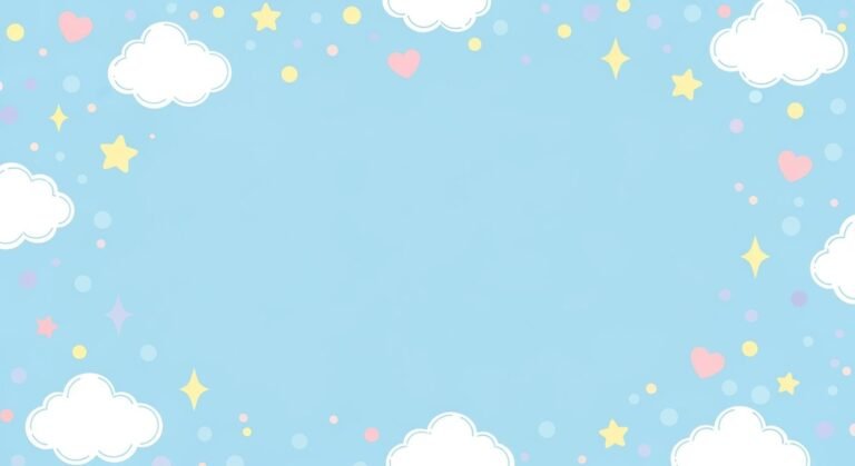 Blue cute background image