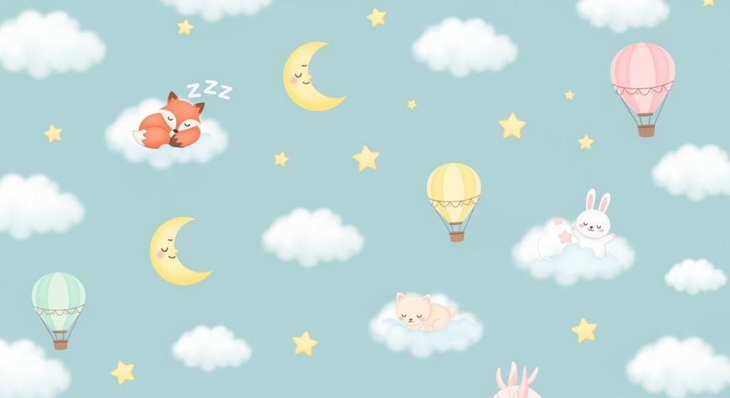 Blue cute background image 8