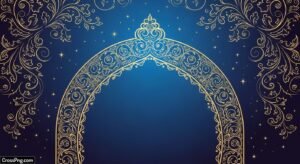 Blue devotional background image