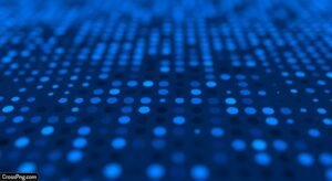 Blue dots background image 3