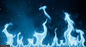 Blue fire background image