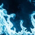 Blue fire background image