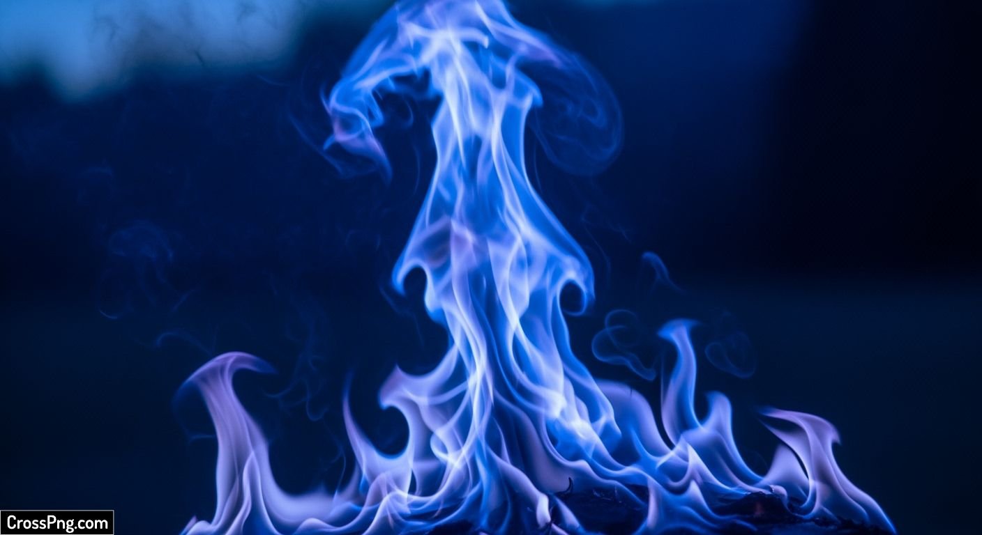 Blue fire background image