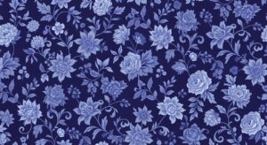 Blue floral background image