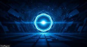 Blue gaming background image