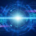 Blue gaming background image