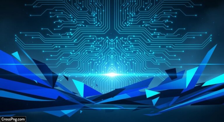 Blue gaming background image