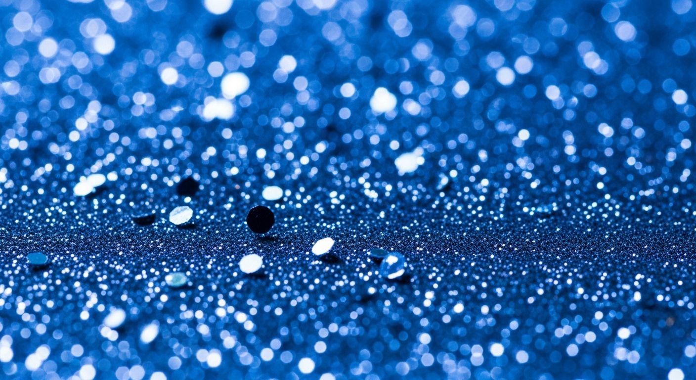 Blue glitter background image 2