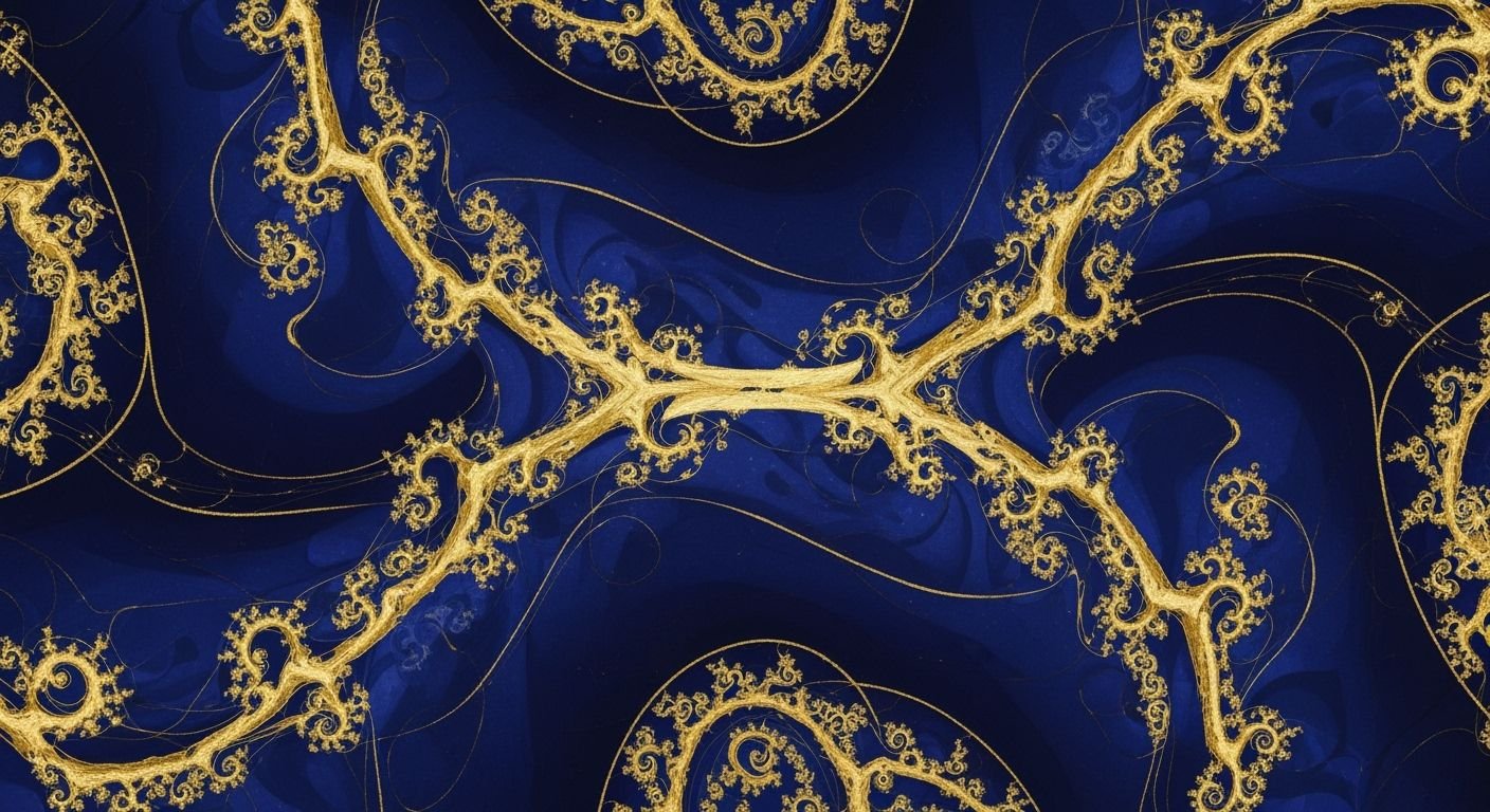 Blue gold background image 2