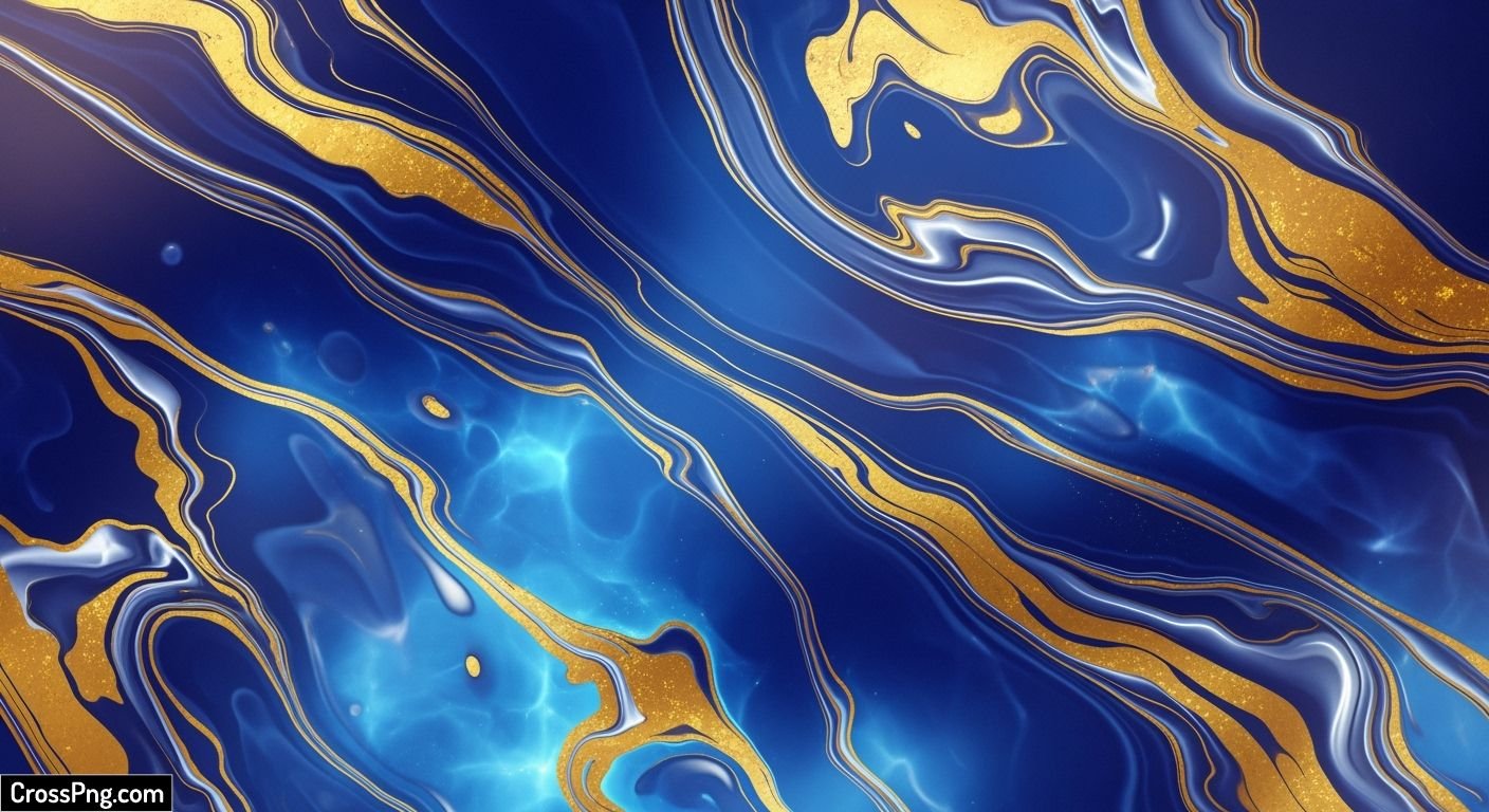 Blue gold background image 3