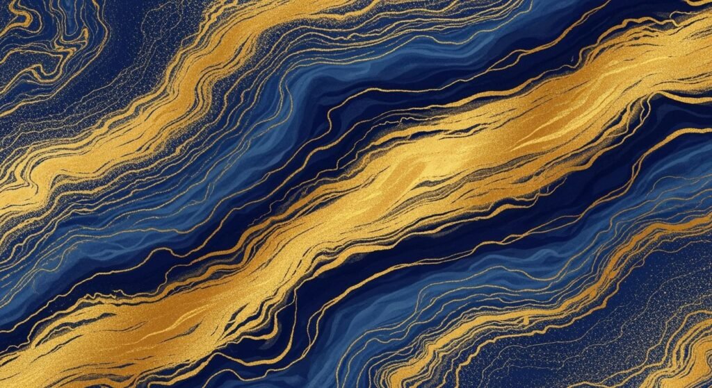 Blue gold background image 4
