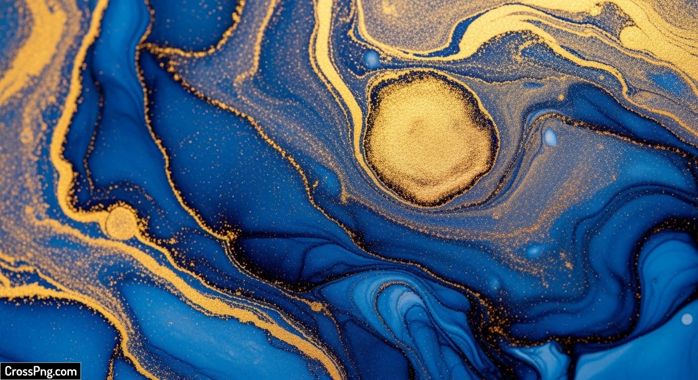 Blue gold background image