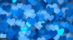 Blue heart background image