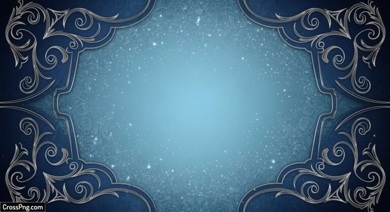 Blue invitation background image 2