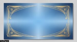 Blue invitation card background image