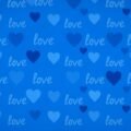 Blue love background image