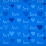 Blue love background image 3