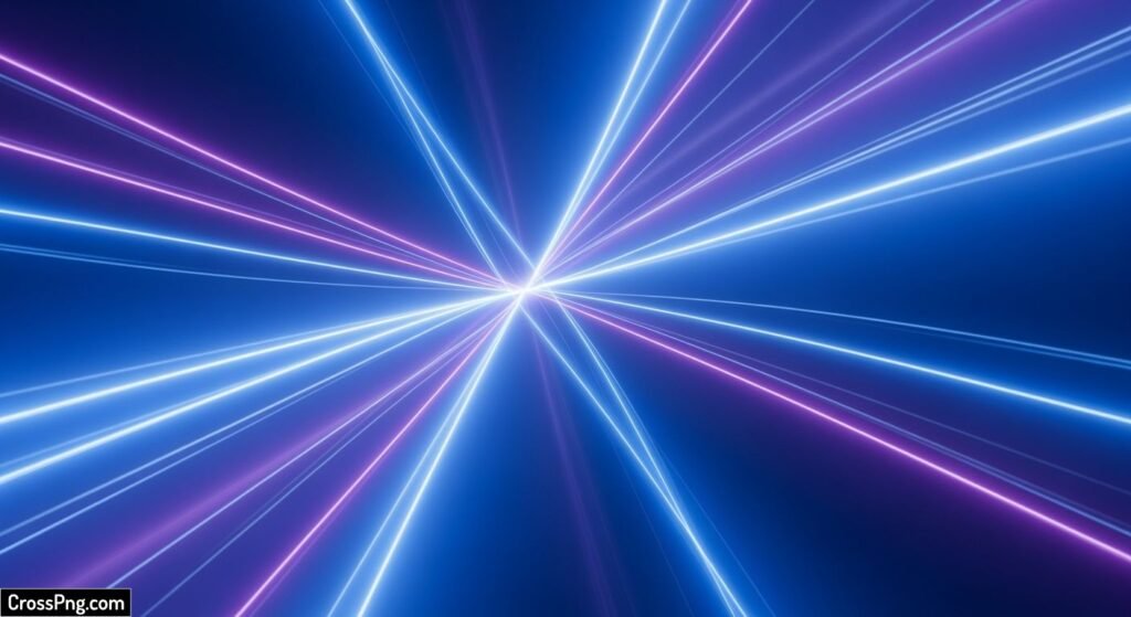 Blue neon background image