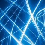 Blue neon background image 2