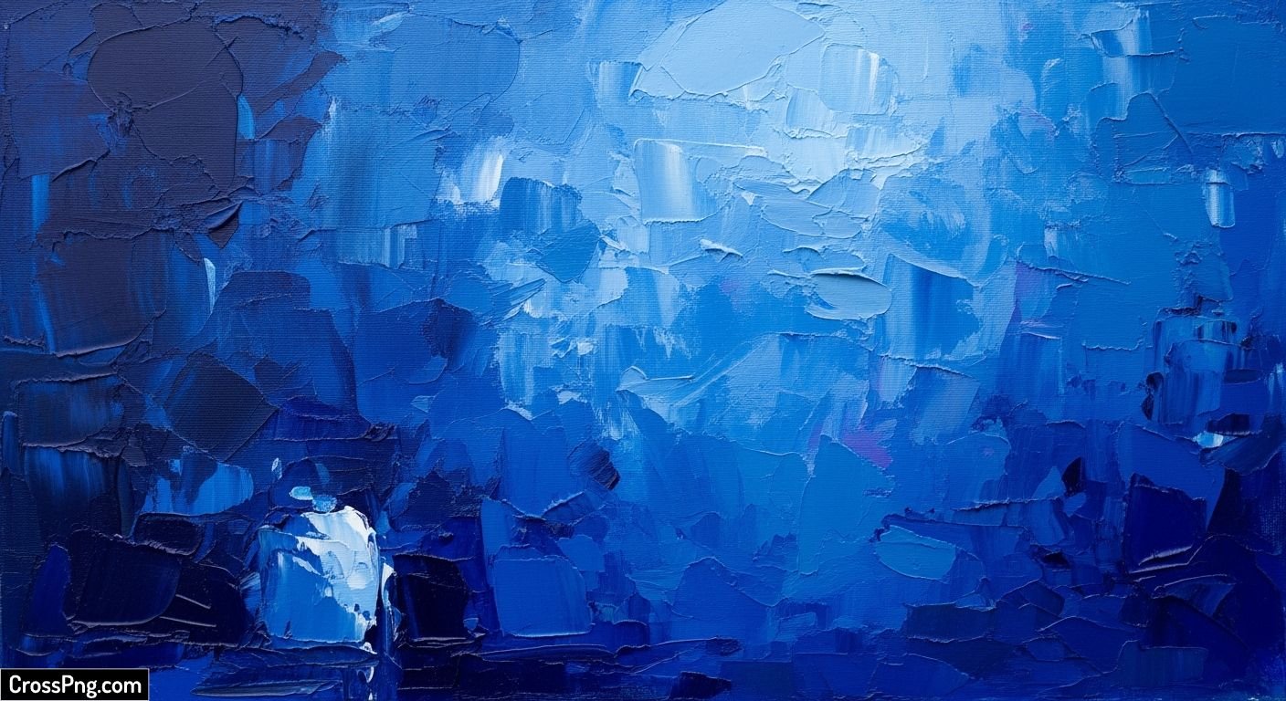 Blue oil painting background image