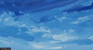 Blue oil painting background image 2