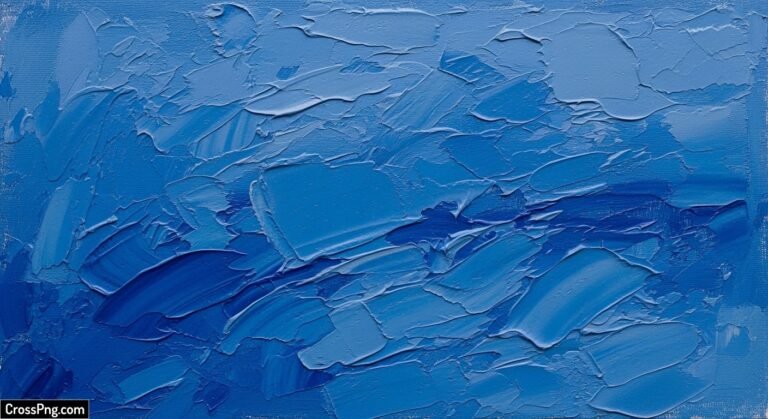 Blue oil painting background image