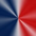 Blue red white