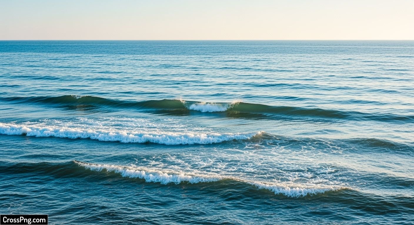 Blue sea background image