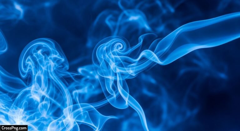 Blue smoke background image