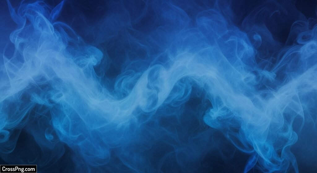 Blue smoke background image