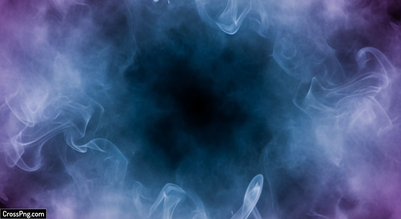 Blue smoke background image 3
