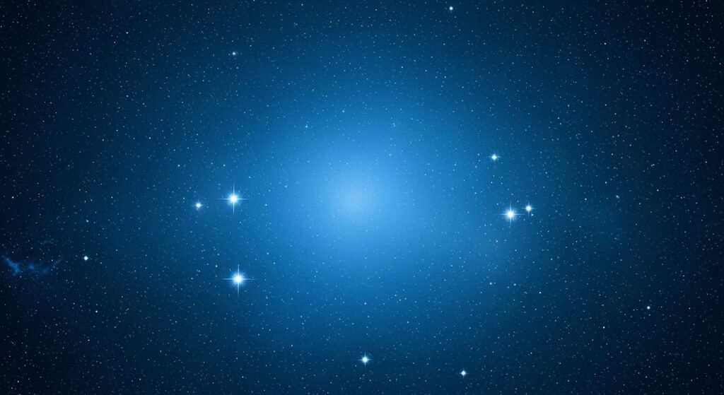 Blue star background image 2